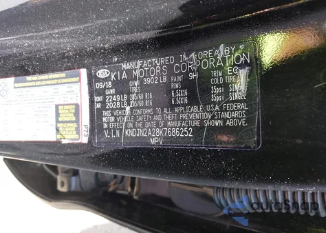 2019 Kia Soul z USA, uszkodzony, nr VIN KNDJN2A28K7686252